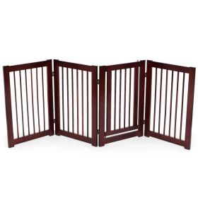 30 Inch Configurable Folding 4 Panel Wood Fence 30 Inch Configurable Folding 4 Panel Wood Fence